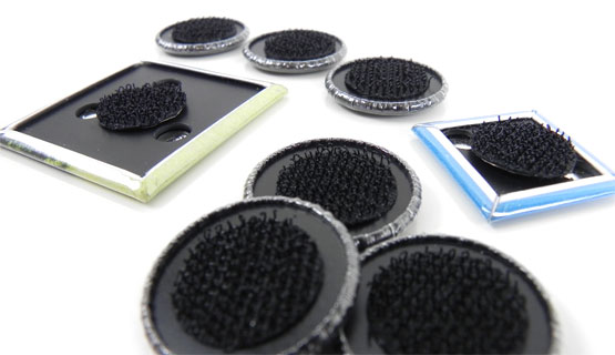 Velcro-buttons bagside