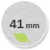 41mm rund, øko