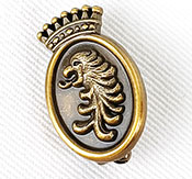 Eksempel på metalstøbt pin