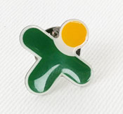 Eksempel på serigrafi-pin