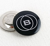 Eksempel på serigrafi-pin