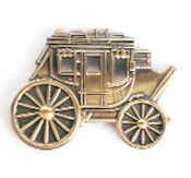 Antik guldfarvet pin