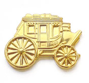 Guldfarvet pin