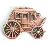 Antik kobberfarvet pin
