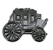 Sort nikkelbelagt pin